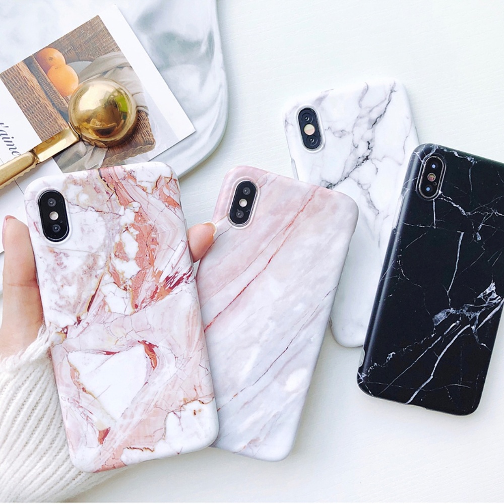iPhone XR/XS/7/8/Plus ❤️ ins marble phone case - Picture 7 of 7